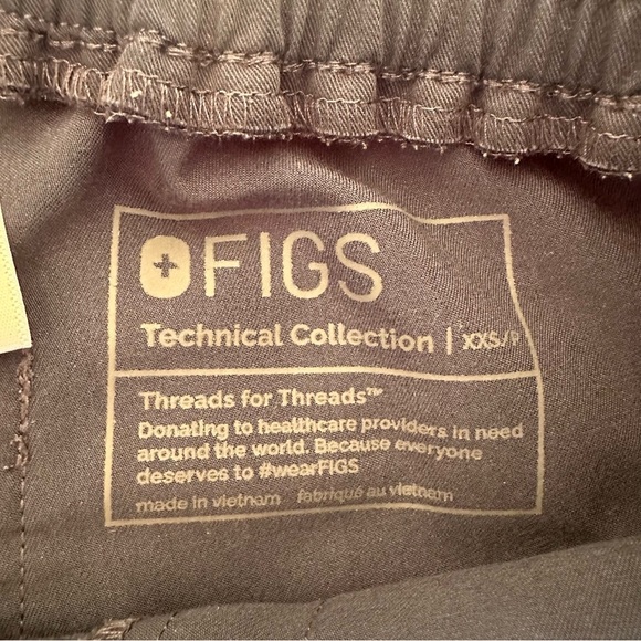 FIGS Navy Blue Technical Pants Yola Skinny Scrub Pants XXS P - Picture 7 of 8